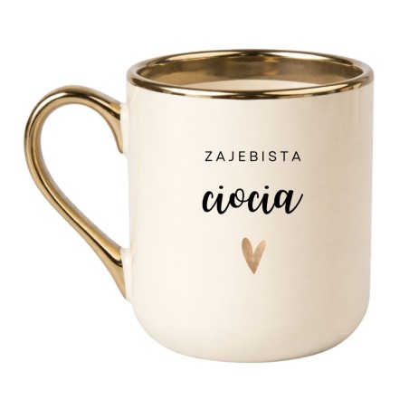 Kubek Zajebista Ciocia – prezent z humorem
