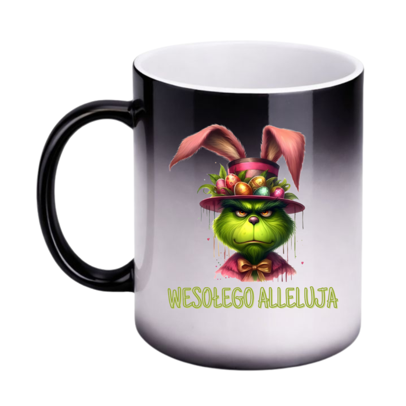 ŚMIESZNY KUBEK WIELKANOCNY - GRINCH - PREZENT