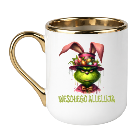 ŚMIESZNY KUBEK WIELKANOCNY - GRINCH - PREZENT