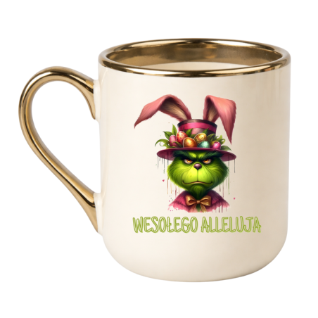 ŚMIESZNY KUBEK WIELKANOCNY - GRINCH - PREZENT