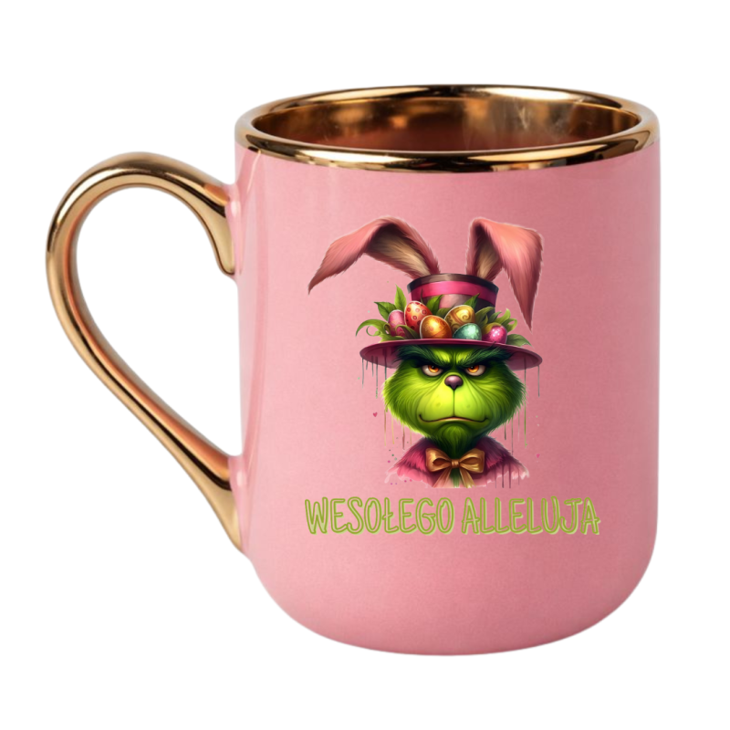 ŚMIESZNY KUBEK WIELKANOCNY - GRINCH - PREZENT