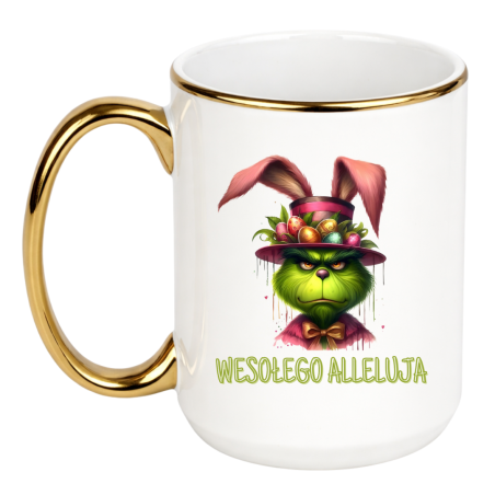 ŚMIESZNY KUBEK WIELKANOCNY - GRINCH - PREZENT