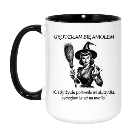 zabawny kubek z czarownicą prezent dla mamy siostry kup teraz