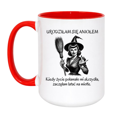 kubek z grafiką czarownicy pomysł na prezent dla dziewczyny must have