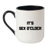 KUBEK 330 ML Z NAPISEM IT’S SEX O’CLOCK