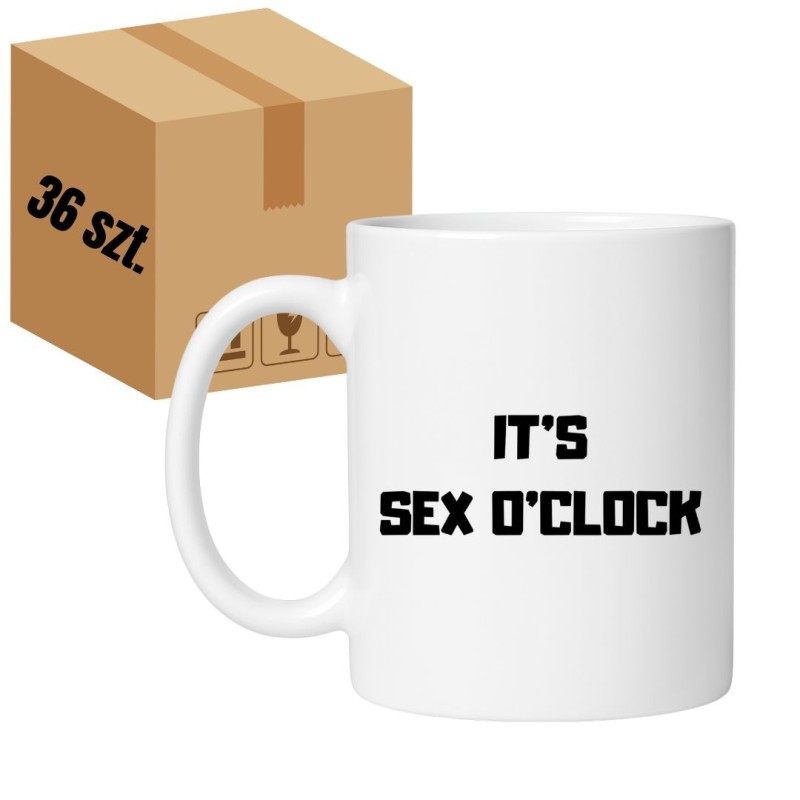 IT’S SEX O’CLOCK – kubek walentynkowy dla dorosłych