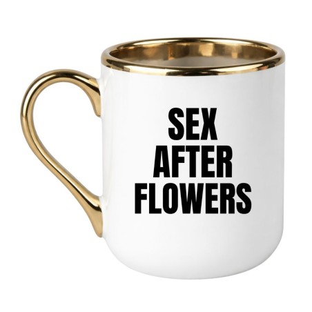 Kubek z Napisem Sex After Flowers