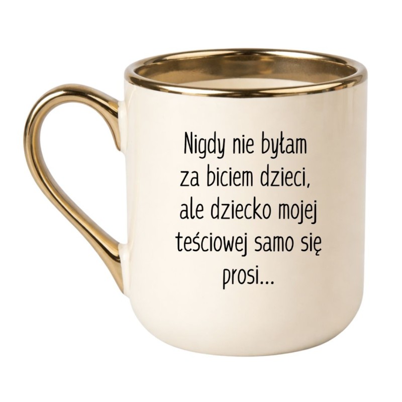 KUBEK "NIGDY NIE BYŁAM ZA BICIEM DZIECI, ALE DZIECKO MOJEJ TEŚCIOWEJ SAMO SIE PROSI"