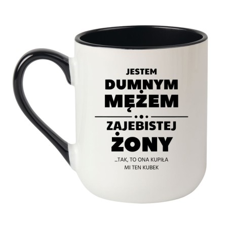 KUBEK "JESTEM DUMNYM MĘŻEM ZAJEBISTEJ ŻONY"
