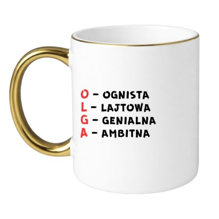 KUBEK Z IMIENIEM "OLGA"
