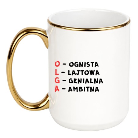 KUBEK Z IMIENIEM "OLGA"