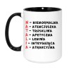 Duży kubek z imieniem Natalia akronimy