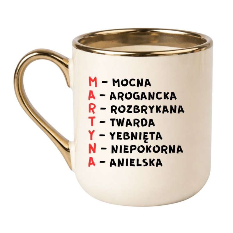 KUBEK Z IMIENIEM "MARTYNA"