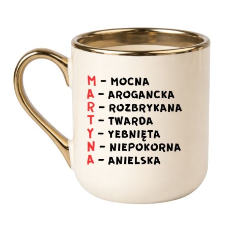 KUBEK Z IMIENIEM "MARTYNA"