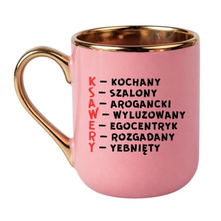 KUBEK Z IMIENIEM "KSAWERY"