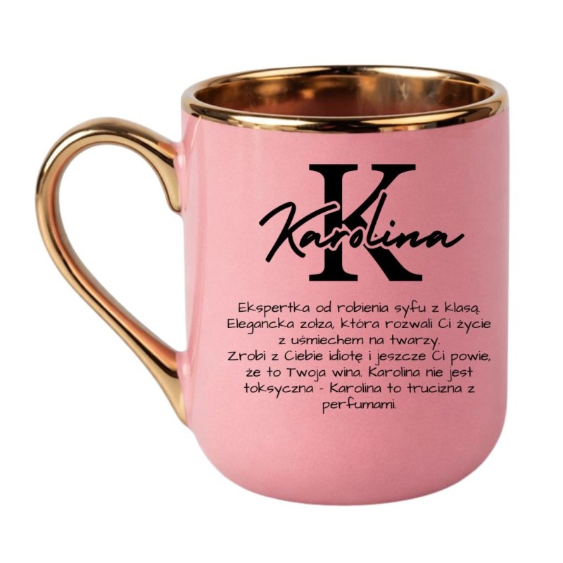 KUBEK Z IMIENIEM "KAROLINA"