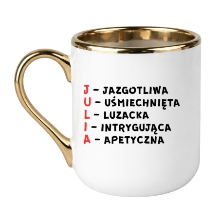 KUBEK Z IMIENIEM "JULIA"