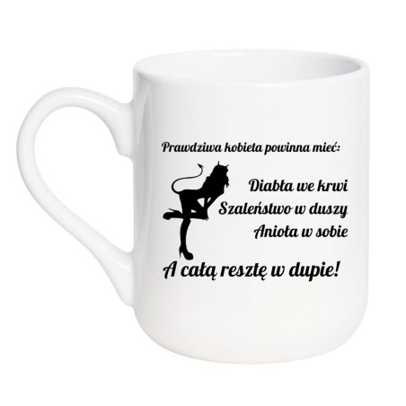 śmieszny kubek dla dorosłych kobiet