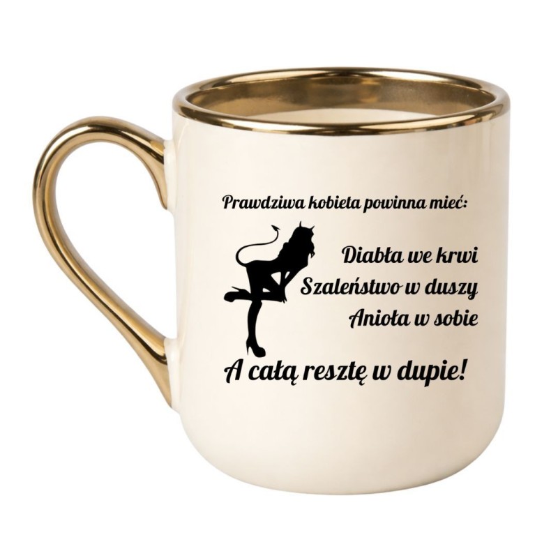 śmieszny kubek dla kobiet