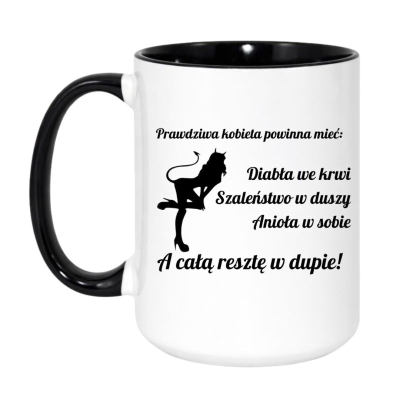 Duży kubek dla prawdziwej kobiety