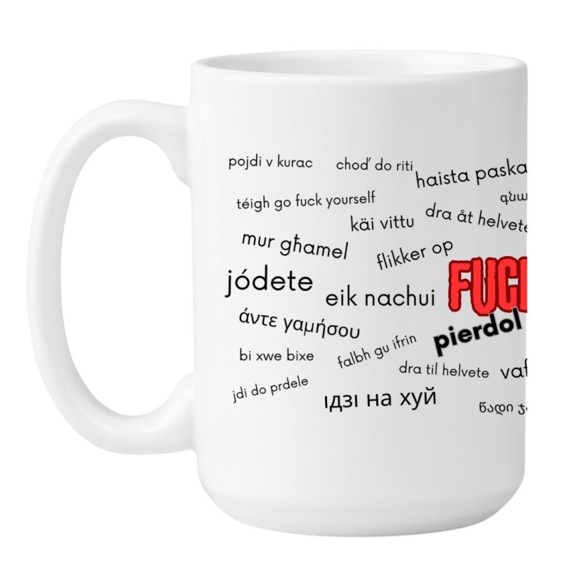 kubek z czarnym humorem dla przyjaciela