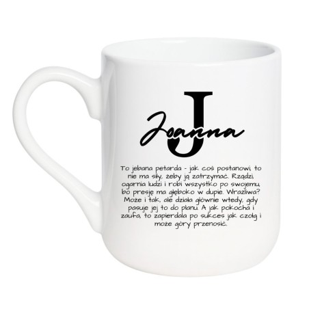 Personalizowany kubek z imieniem Joanna na święta