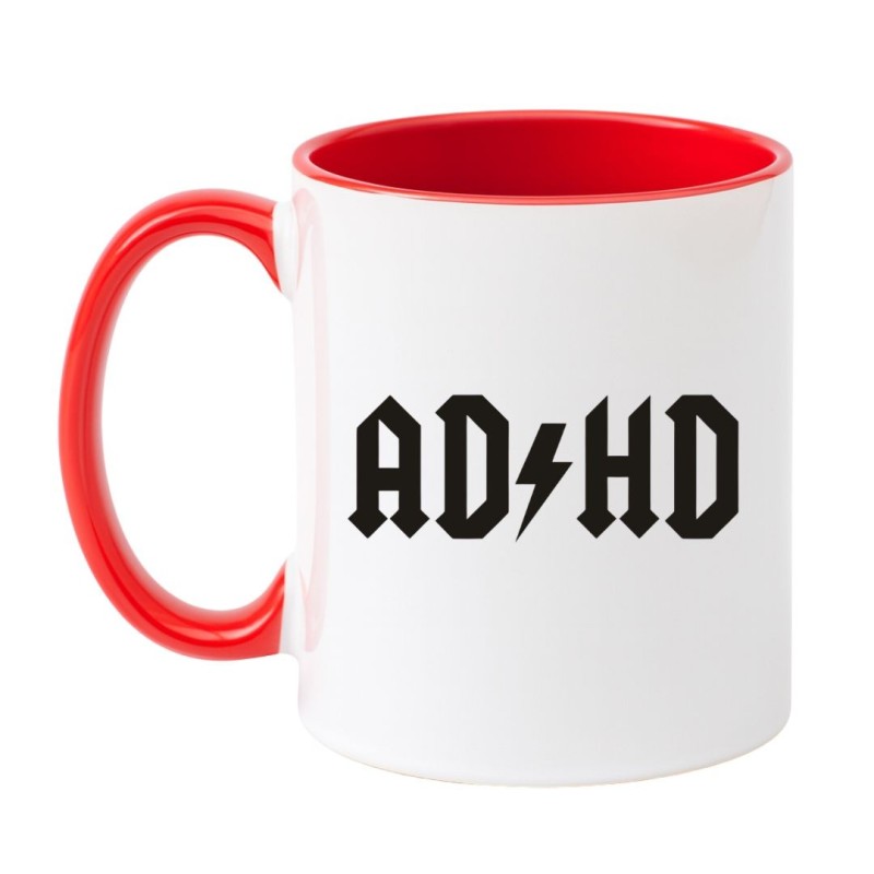 kubek z napisem ADHD