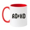 kubek z napisem ADHD