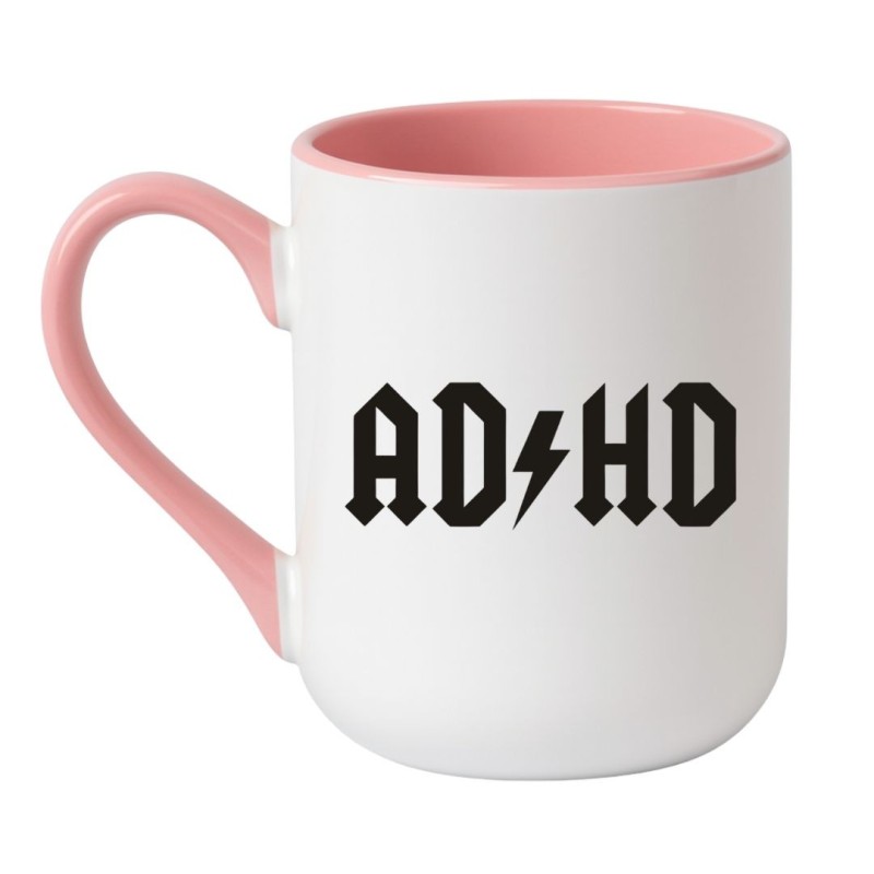 Kubek z napisem ADHD