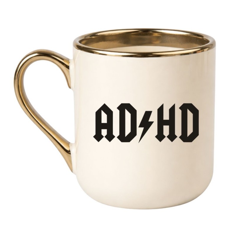 Kubek z napisem ADHD
