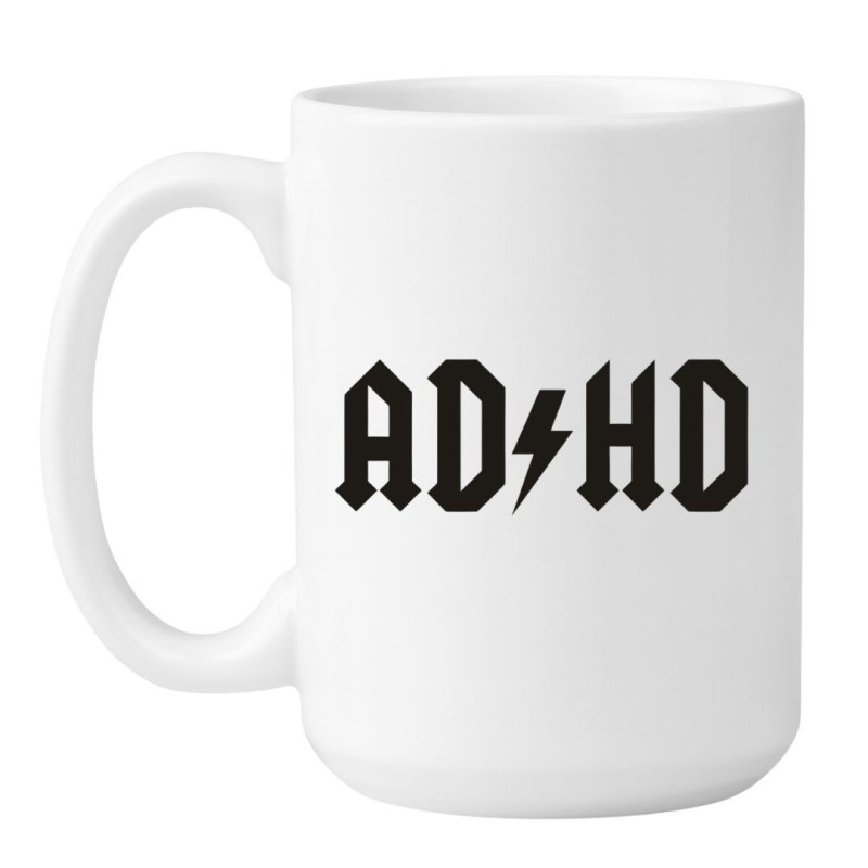 Kubek duży 450 ml z napisem ADHD