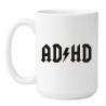 Kubek duży 450 ml z napisem ADHD