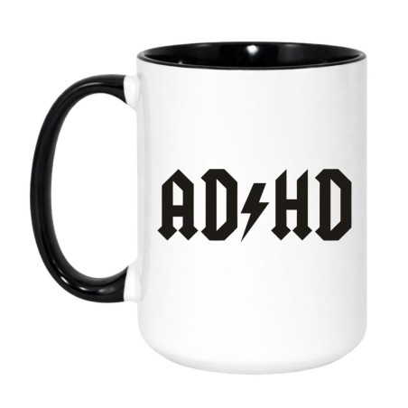 Kubek duży 450 ml z napisem ADHD
