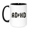 Kubek duży 450 ml z napisem ADHD