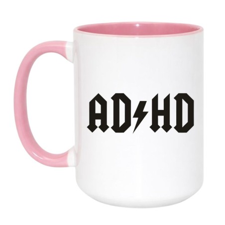 Kubek duży 450 ml z napisem ADHD