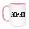 Kubek duży 450 ml z napisem ADHD