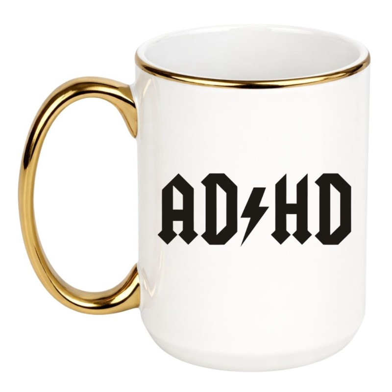 Kubek duży 450 ml z napisem ADHD