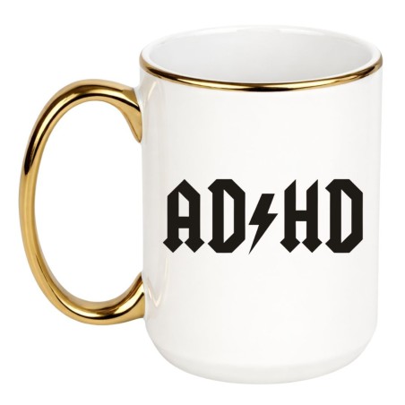 Kubek duży 450 ml z napisem ADHD