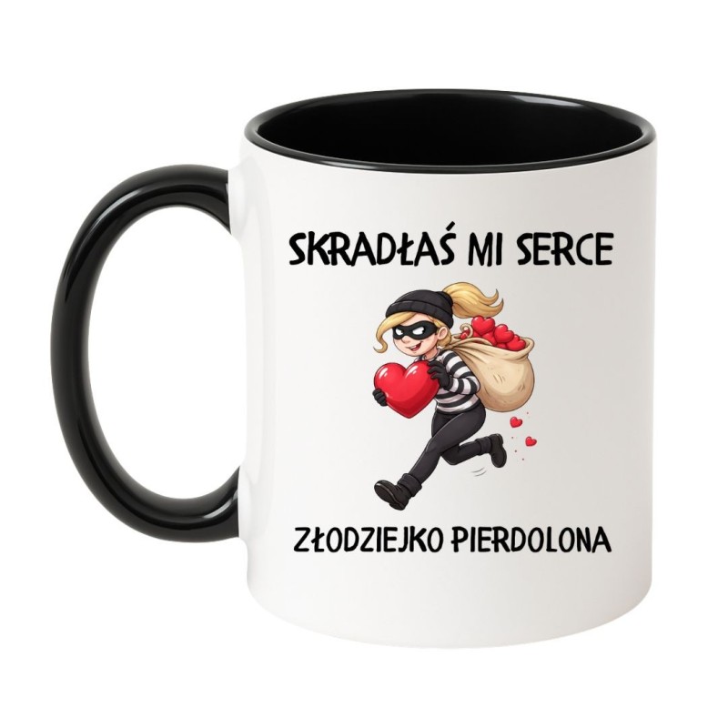 Śmieszny kubek miłosny dla dziewczyny