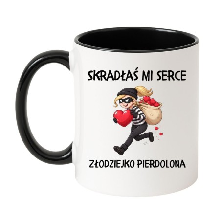 Śmieszny kubek miłosny dla dziewczyny