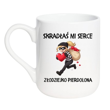 Kubek na Dzień Kobiet z romantycznym motywem