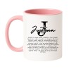 Kubek personalizowany dla Justyny na urodziny