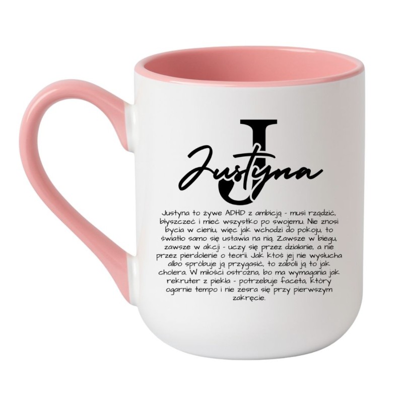 Kubek dla żony z personalizowanym napisem