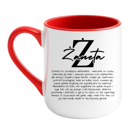 Personalizowany kubek z imieniem Żaneta