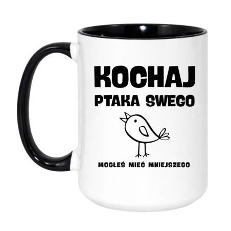 Kubek elegancki biało-czerwony 330 ml ze śmiesznym nadrukiem – kubek dla fanów kawy z dystansem, sprawdź bestseller.