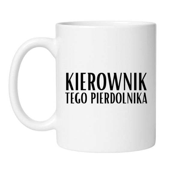 śmieszny kubek dla szefa do pracy