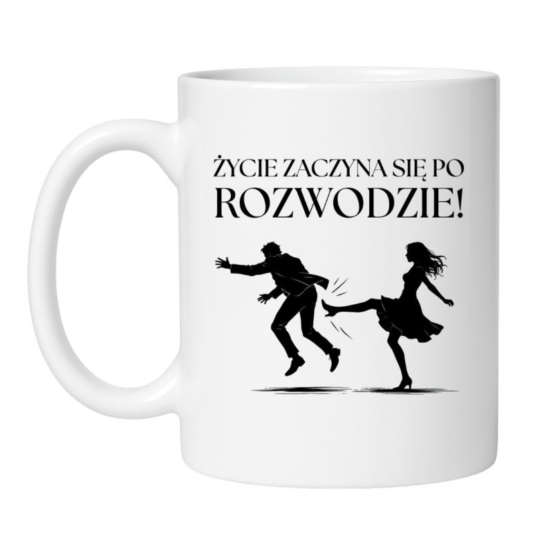 śmieszny kubek po rozwodzie dla kobiety