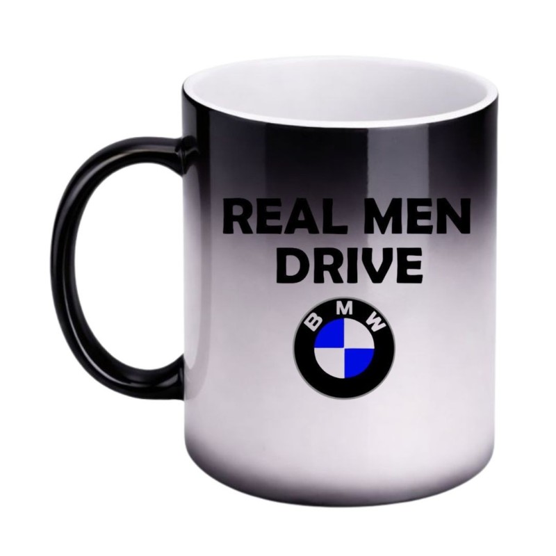 KUBEK "REAL MEN DRIVE BMW" MAGICZNY