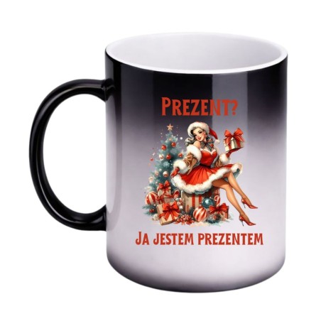 KUBEK "PREZENT? JA JESTEM PREZENTEM" - MAGICZNY