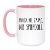 Kubek duży biało-różowy 450 ml z motywem bez cenzury – kubek 450 ml biało-różowy do herbaty